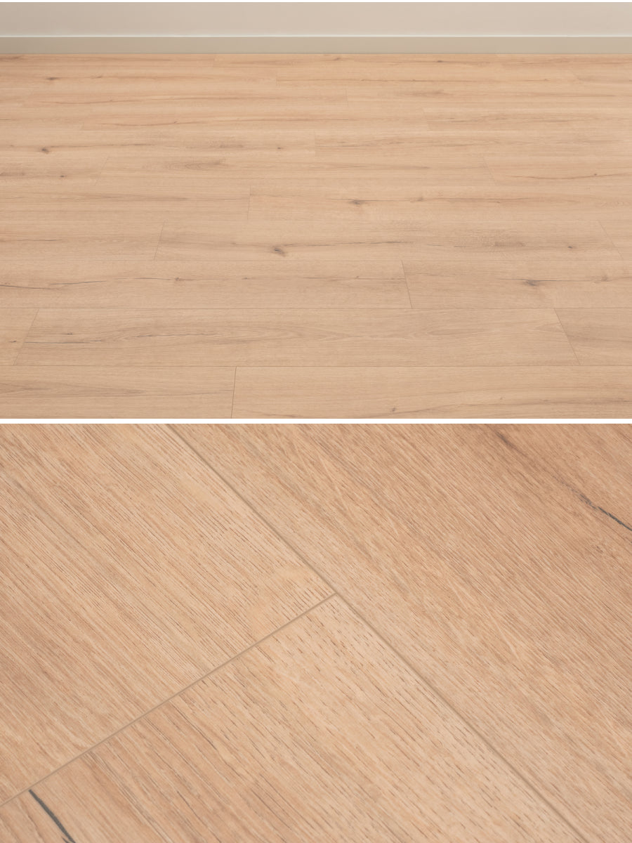 Floer Rechte Plank Steden Bergamo Bruin Eiken Hybride Laminaat