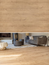 Floer Rechte Plank Landhuis Onbehandelde Eik Hybride Laminaat