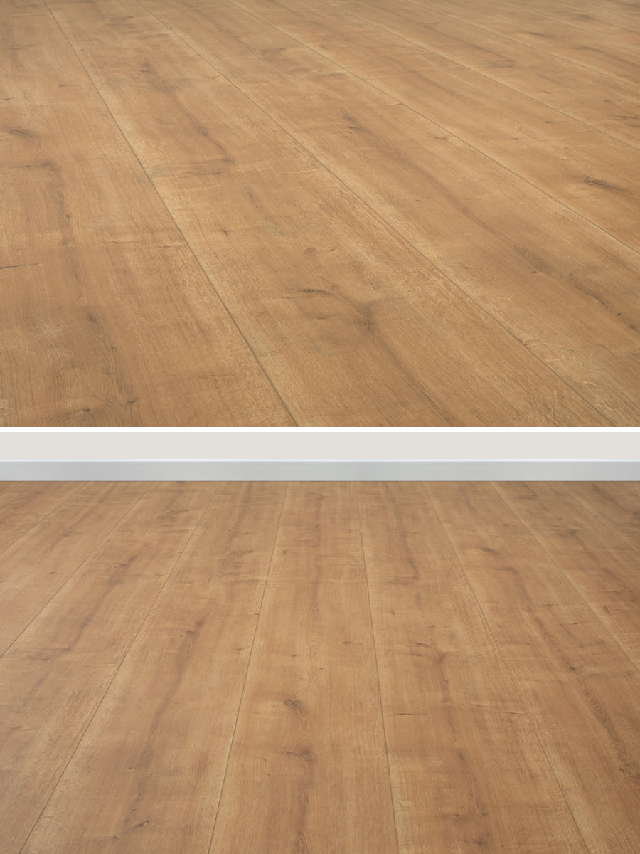 Floer Rechte Plank Landhuis Natuurlijke Eik Hybride Laminaat