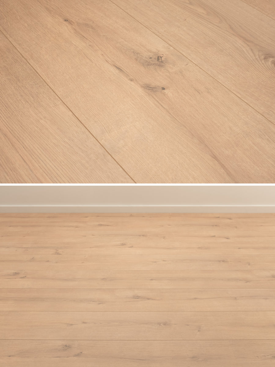 Floer Rechte Plank Landhuis Robuust Pure Eik Hybride Laminaat