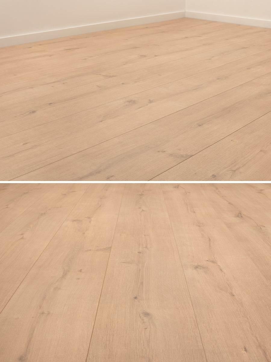 Floer Rechte Plank Landhuis Robuust Pure Eik Hybride Laminaat