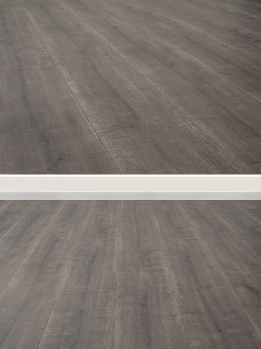 Floer Rechte Plank Landhuis Diepbruine Eik Hybride Laminaat