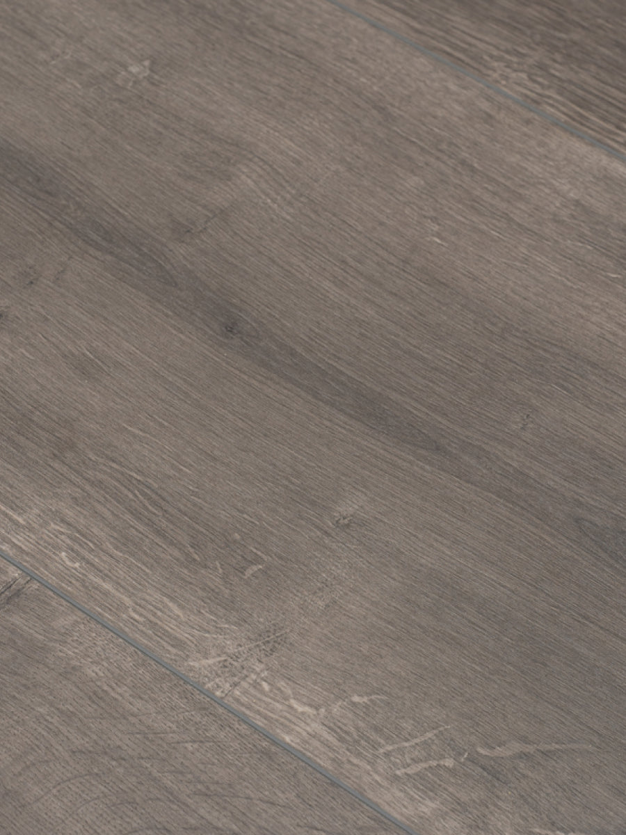 Floer Rechte Plank Landhuis Diepbruine Eik Hybride Laminaat