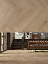 Floer Visgraat Grijsbeige Eiken Hybride Laminaat