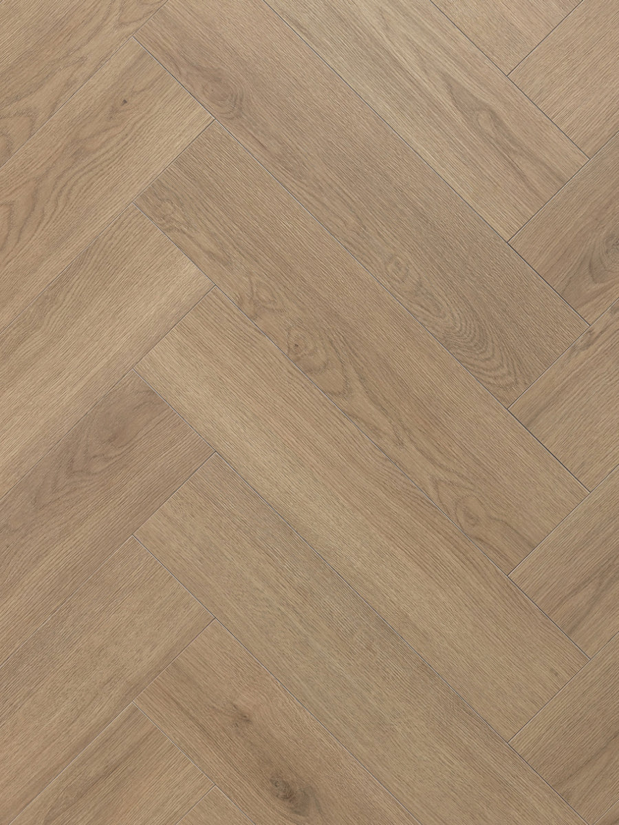 Floer Visgraat Grijsbeige Eiken Hybride Laminaat