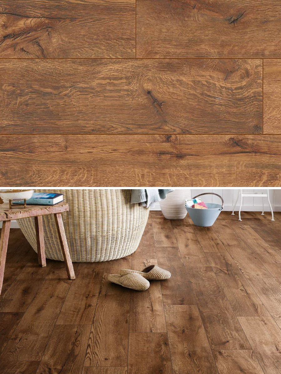 Otium Rechte Plank Amber Brown Laminaat