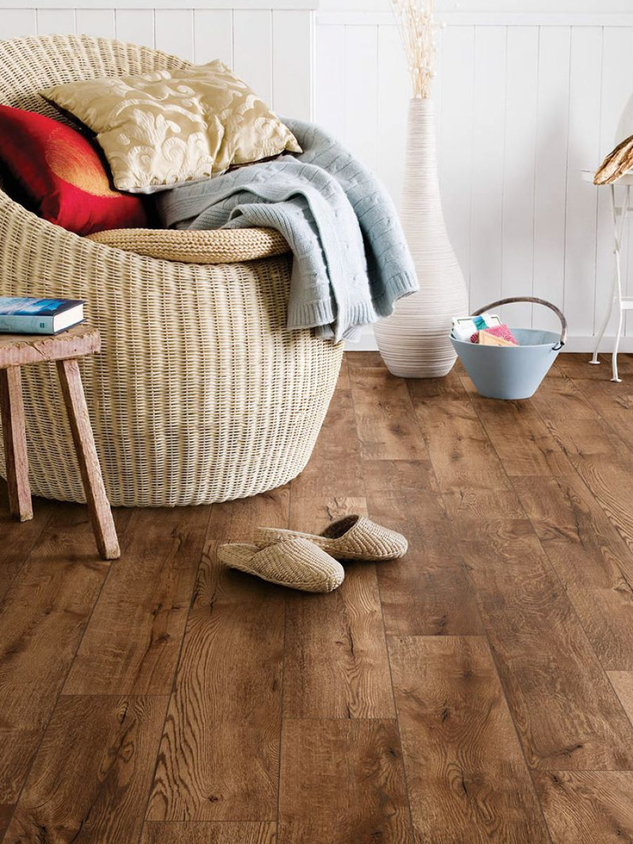Otium Rechte Plank Amber Brown Laminaat
