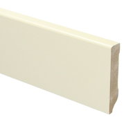 MDF Moderne plint Wit Voorgelakt RAL 9001