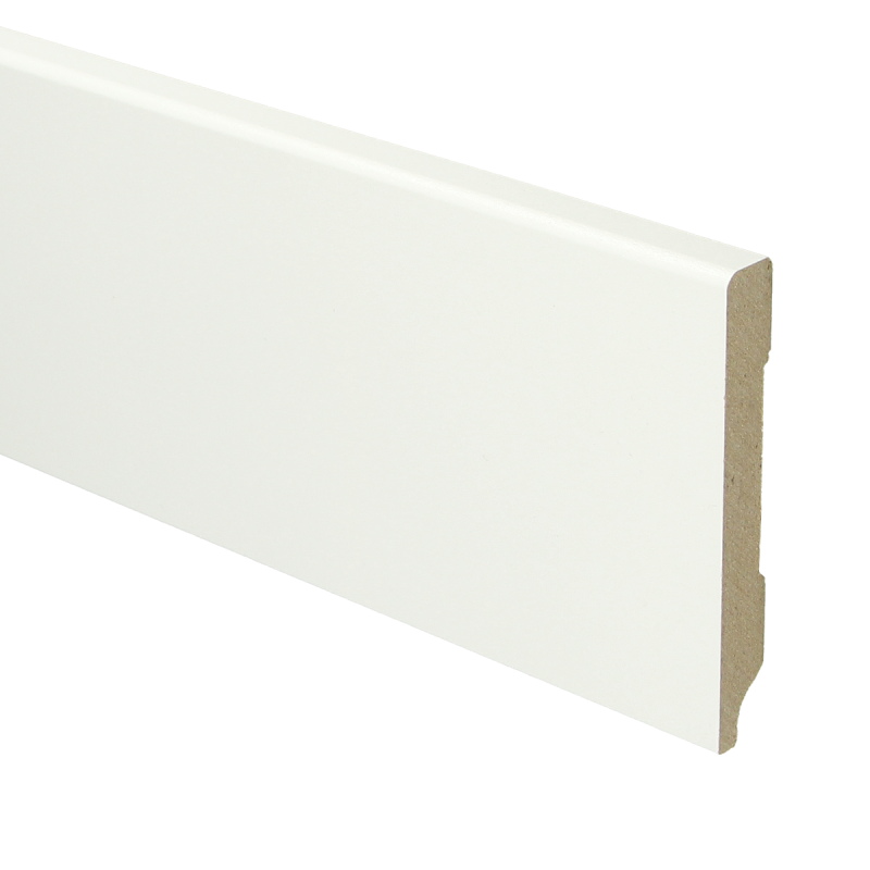 MDF Moderne Plint Wit Voorgelakt RAL 9016