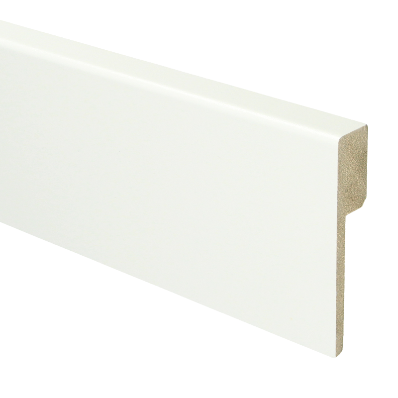 MDF Renovatie Plint Wit Voorgelakt RAL 9016