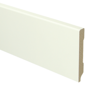 MDF Moderne plint Wit Voorgelakt RAL 9010