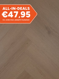 Asenta Vide Visgraat Roasted Oak Klik PVC